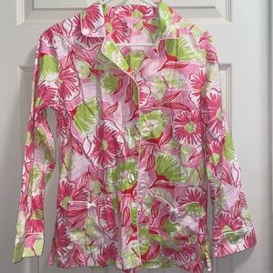 Lilly Pulitzer PJ butterfly top Small